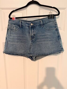 Women's Blue Denim Jean skort XL